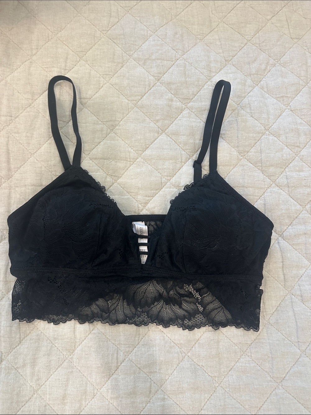 Black lace Bralette